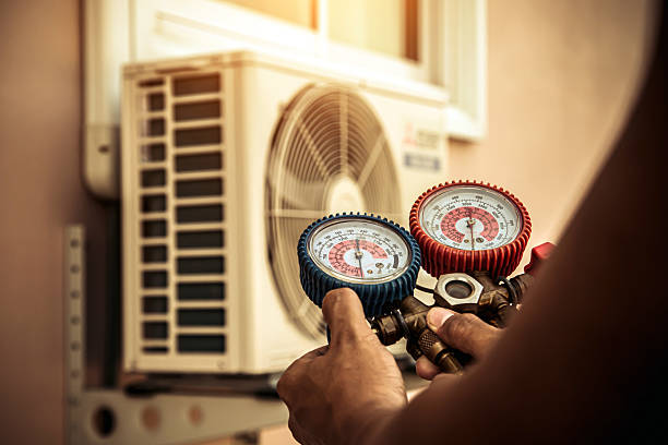 Professional Ac Installation technician working in China Grove, NC